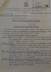 Relazione per la protezione antiaerea di Fausto Franco, 09 ottobre 1940 (ASUd, UNPA, b. 2, f. 6)