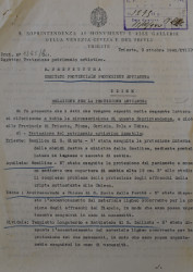 Relazione per la protezione antiaerea di Fausto Franco, 09 ottobre 1940 (ASUd, UNPA, b. 2, f. 6)