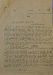 Documento indirizzato al Ministero della Guerra riguardo i costi che lo Stato, gli enti pubblici e quelli privati devono sostenere per il trasporto delle opere d´arte nella sede di accentramento di Villa Manin, 21 marzo 1940 (ASUd, UNPA, b. 2, f. 6)